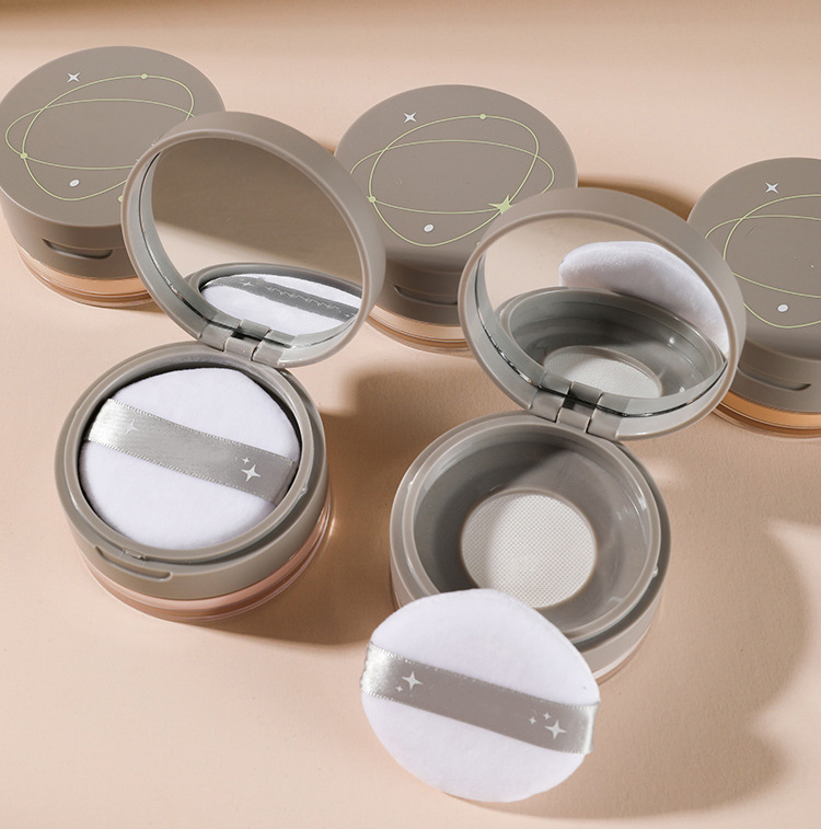 Oil Control and Long-Lasting Wear Translucent Setting Powder Cosmetics with Flawless Finish