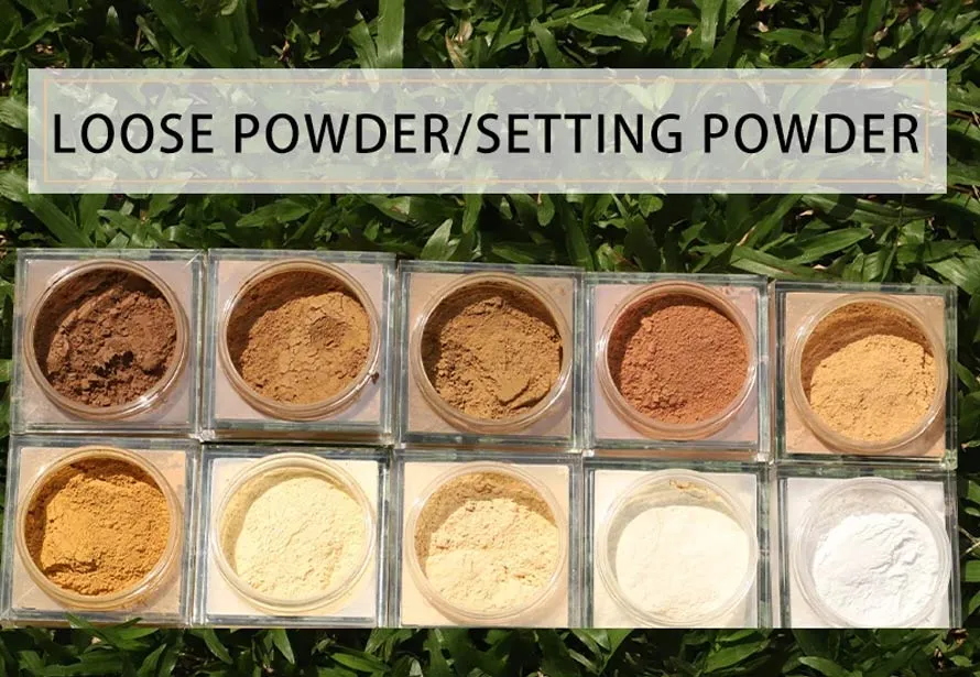 Ditong Color-Correcting Flawless Skin Vegan Loose Powder Matte Face Setting Powder