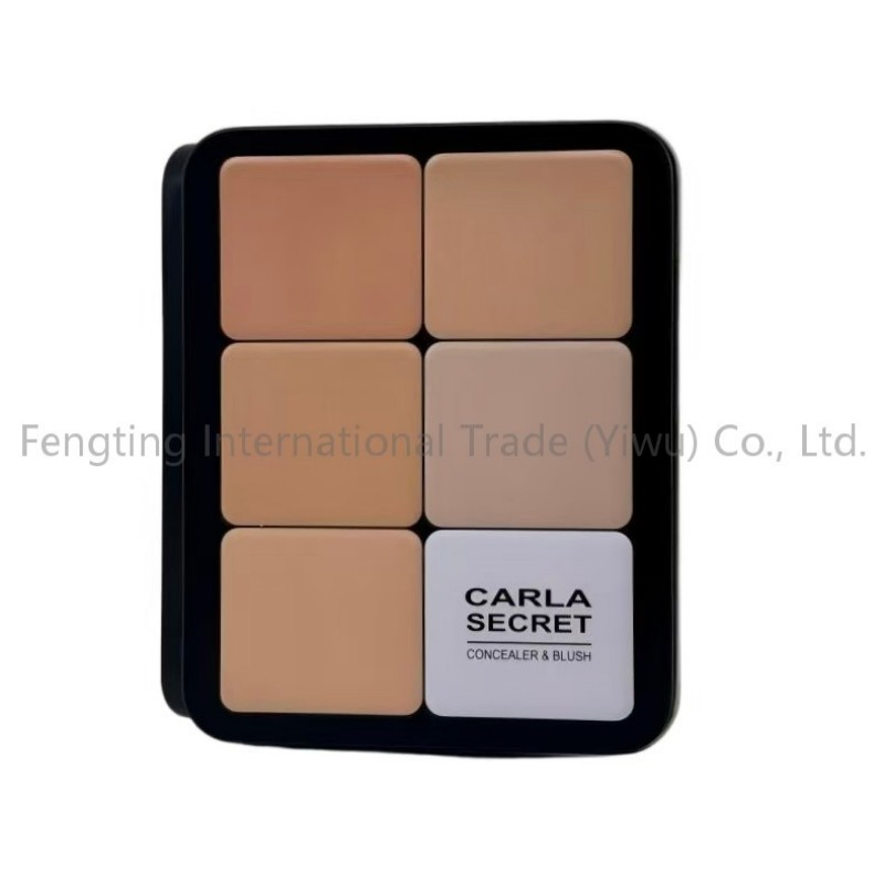 12 Colors Private Label Wholesale Vegan Halal Organic Cruelty Free Full Coverage Custom Cosmetic Ironhighlighterbronzer Contour Concealer Face Blush Palette
