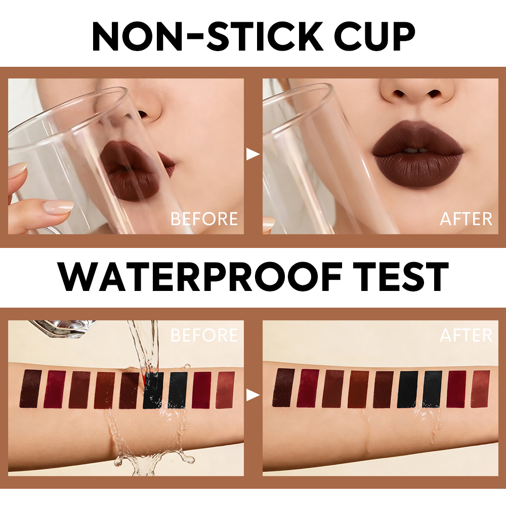 Matte lip liner colors