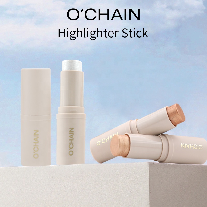 OCHAIN Wholesales Low Moq Vegan High Pigment and Waterproof with Brush Highlighter Stick
