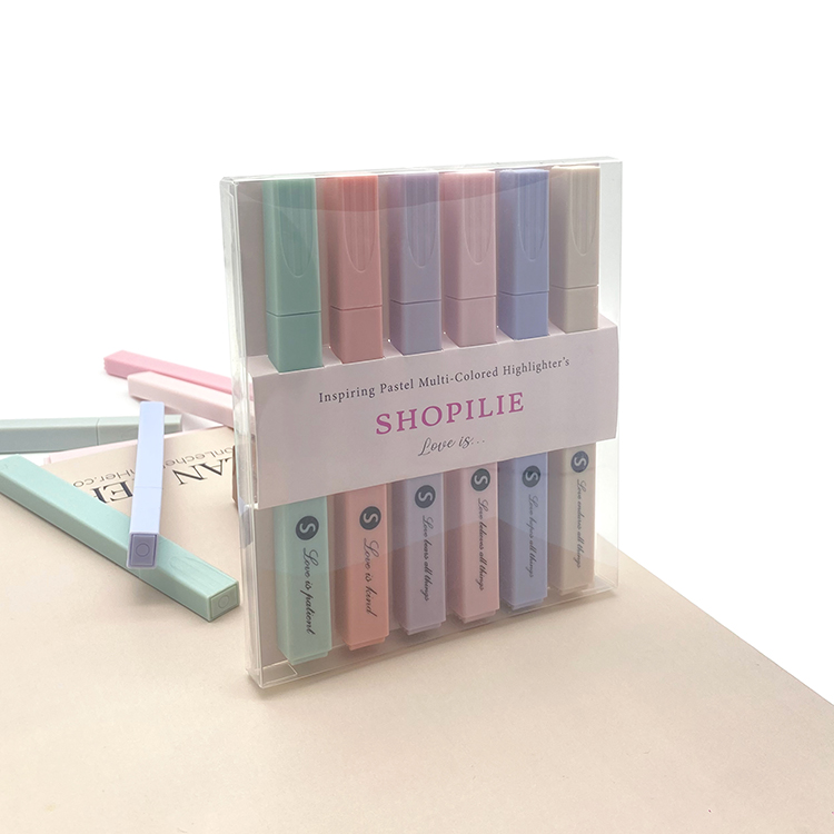 Factory Customized Bible Highlighter Pen Set Pastel Color Marker Pen