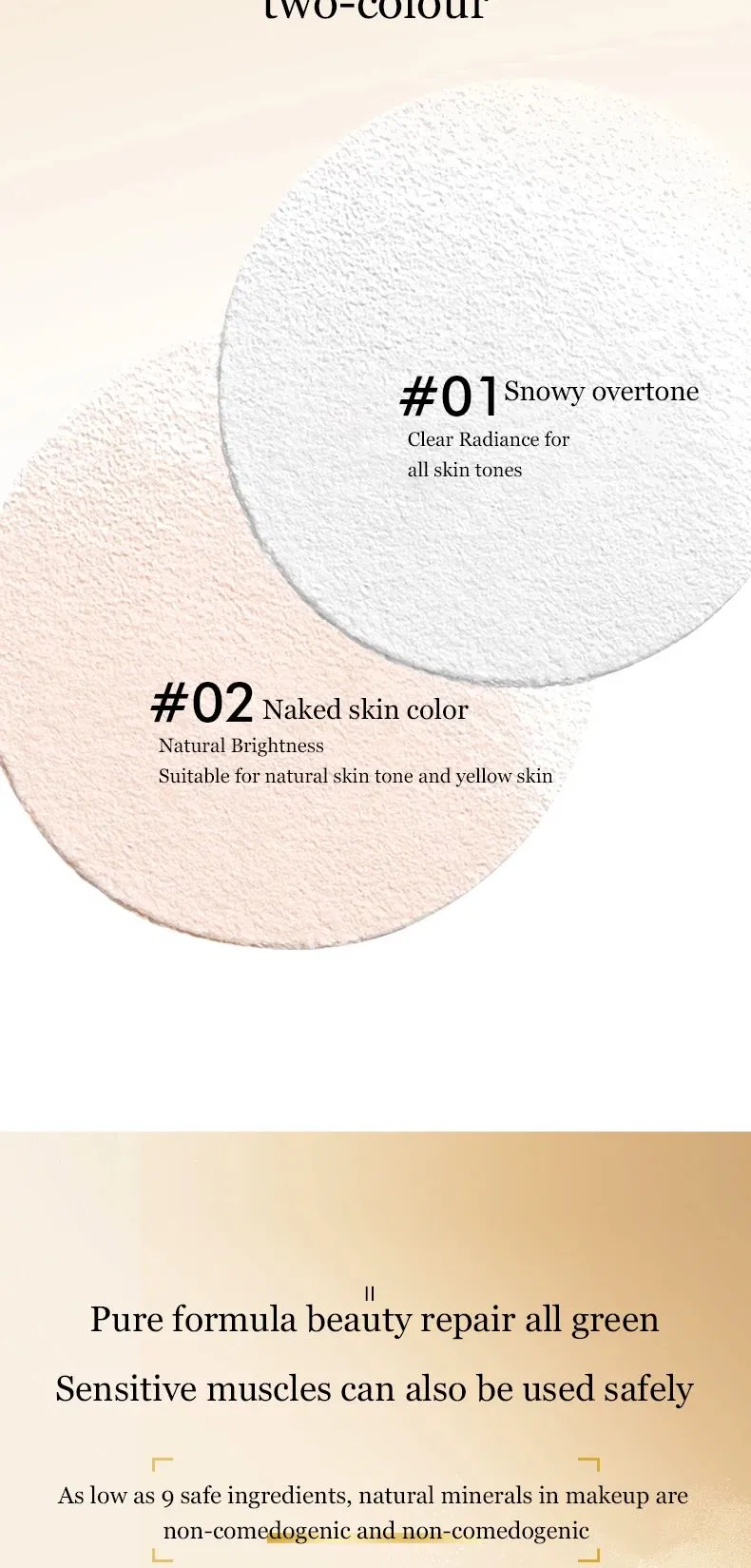 Wholesale Private Label Cosmetics Matte Finish Waterproof Oil-Control 24 Hours Lasting Setting Loose Powder
