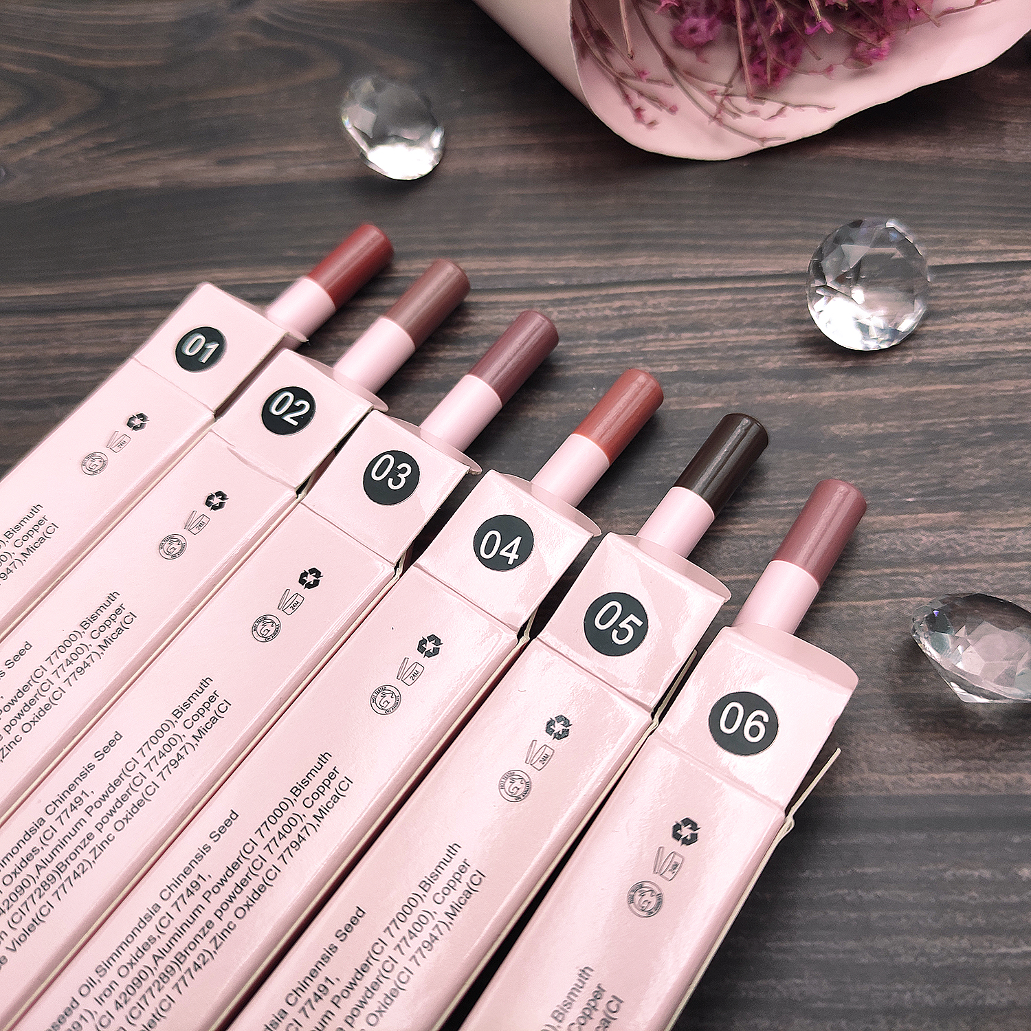 Lip liner pencils