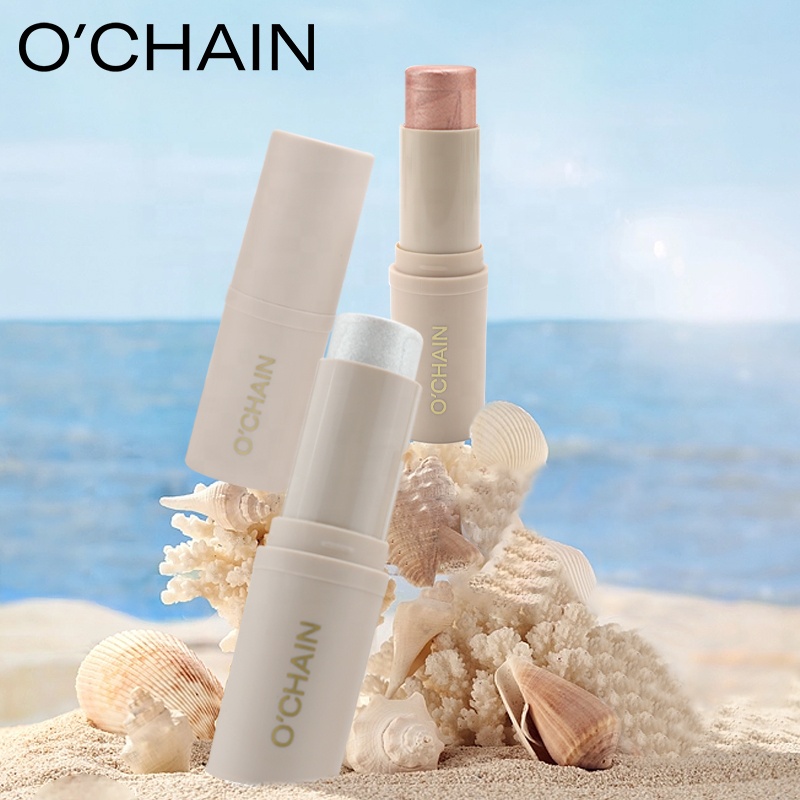 OCHAIN Wholesales Low Moq Vegan High Pigment and Waterproof with Brush Highlighter Stick