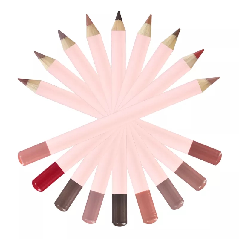 Newest Wholesale Vegan Lip Pen Long Lasting High Quality Lipliner Pink Lip Liner Pencils