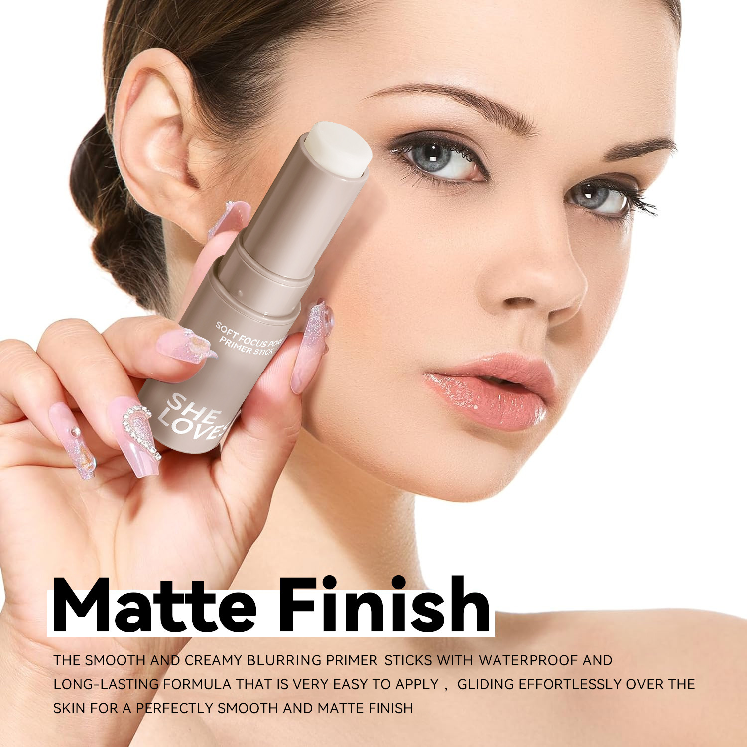 Wholesale Mineral Creamy Matte Concealer Primer Stick Smooth Texture Blurring Pore Minimizer Invisible Fine Lines Makeup Base