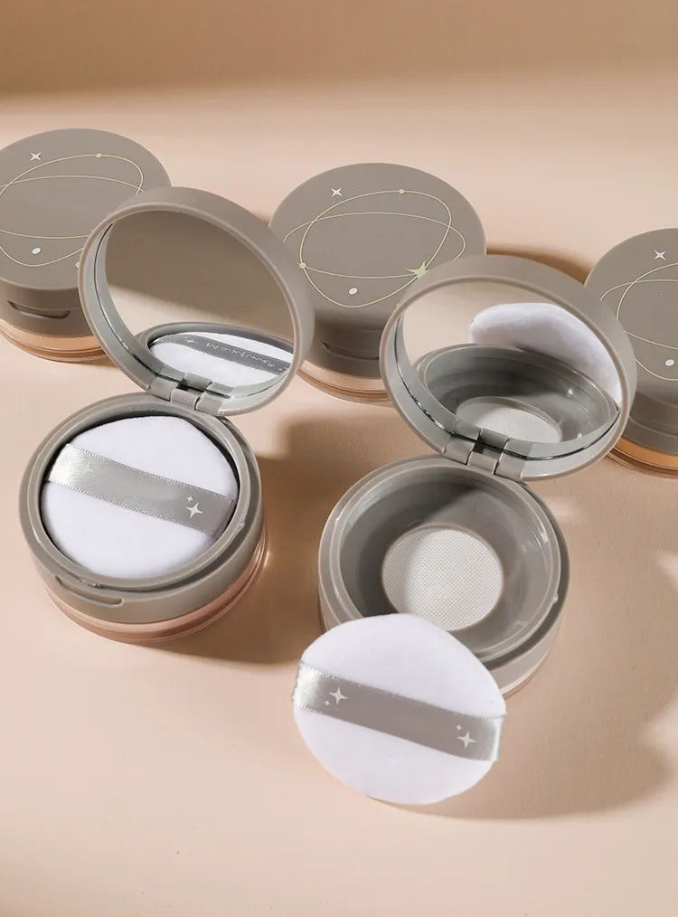 Oil Control and Long-Lasting Wear Translucent Setting Powder Cosmetics with Flawless Finish