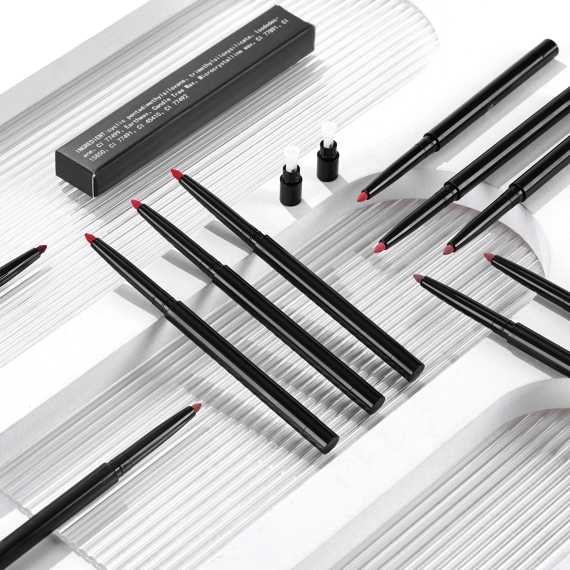 2-in-1 Waterproof Cream Lip Liner Eyeliner Long-lasting High-quality Cosmetics Custom Lip Liner Customize Your Brand