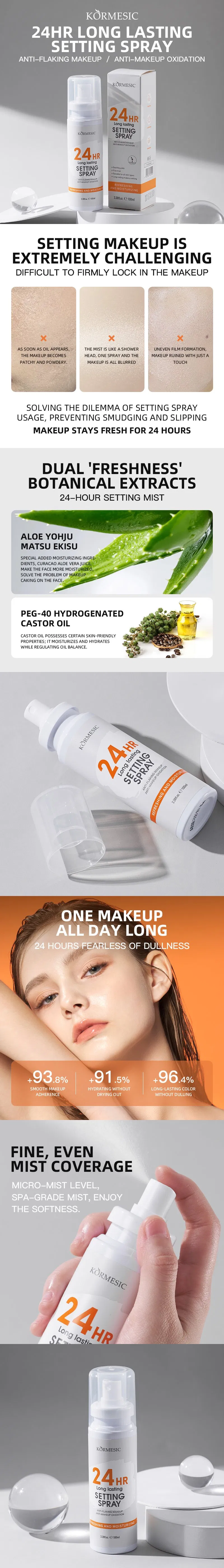Long Lasting Foundation Cosmetic Make up Setting Spray