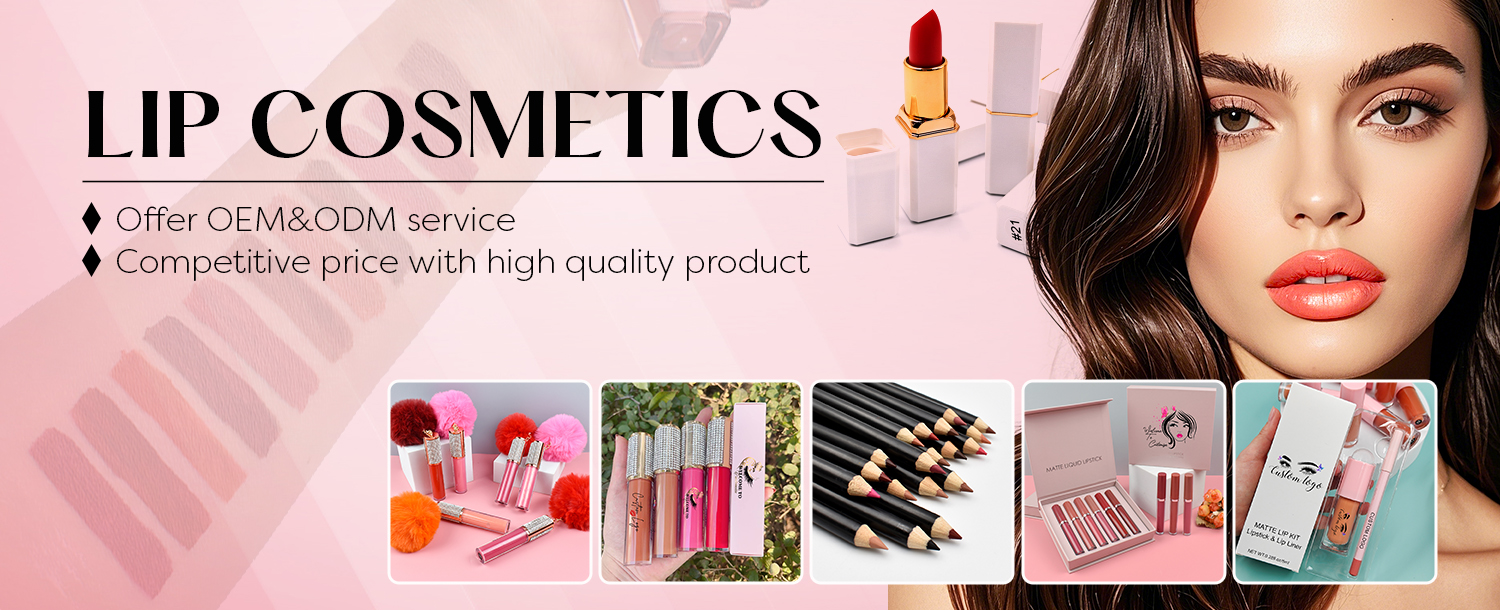 Custom lip liners banner