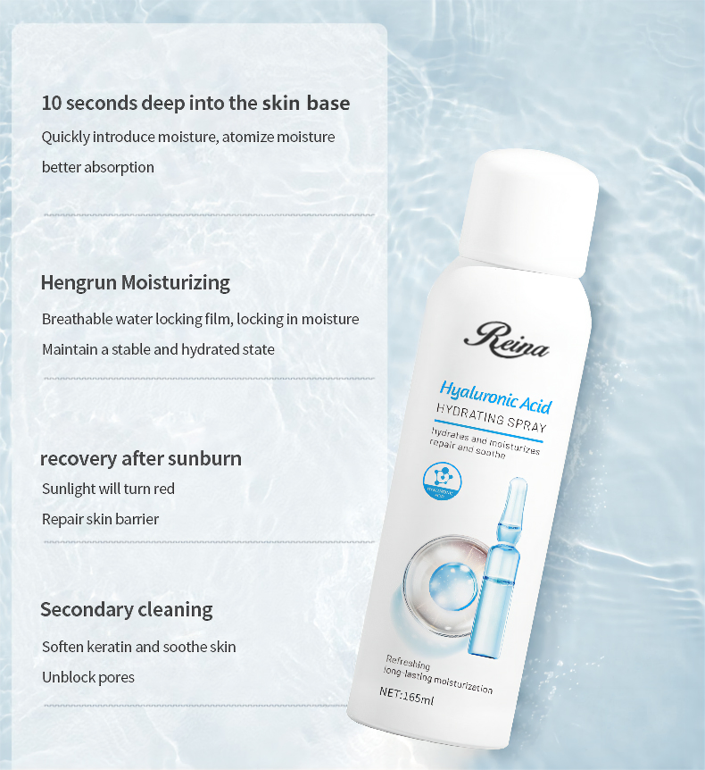 Moisturizing Spray, Skincare Vegan Organic Natural Matte Moisturizing Easy to Dry Face Makeup Setting Mist Spray