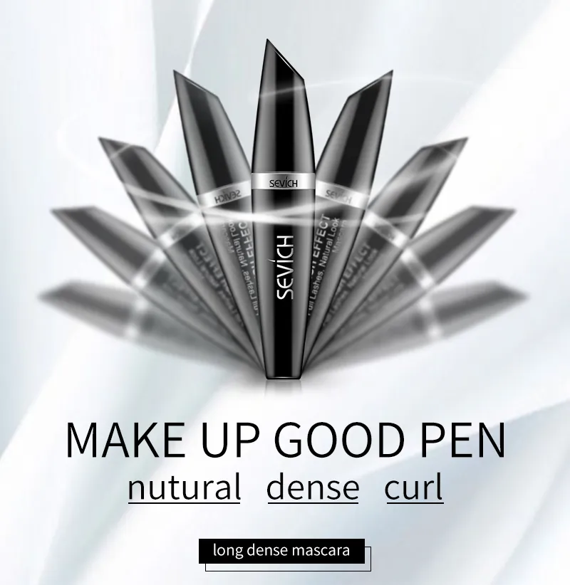 Waterproof Long Lasting Natural Fiber Mascara Eye Lash Extension Mascara for Makeups