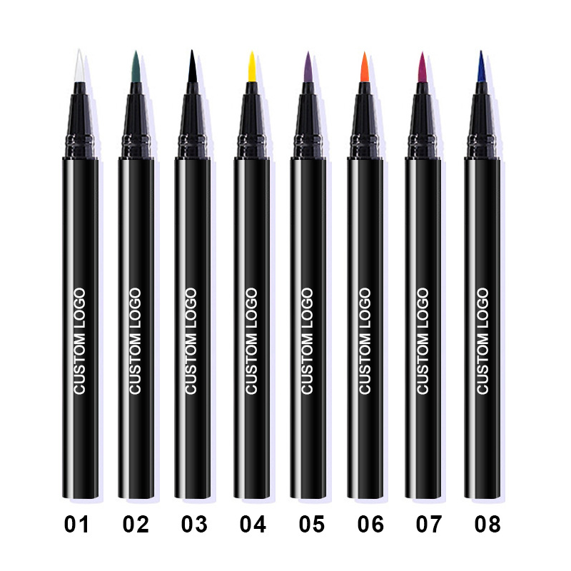 Private Label Factory Wholesale OEM ODM Moisturizing Oil-Proof Quick-Dry Long-Lasting Waterproof Liquid Eyeliner Pencil