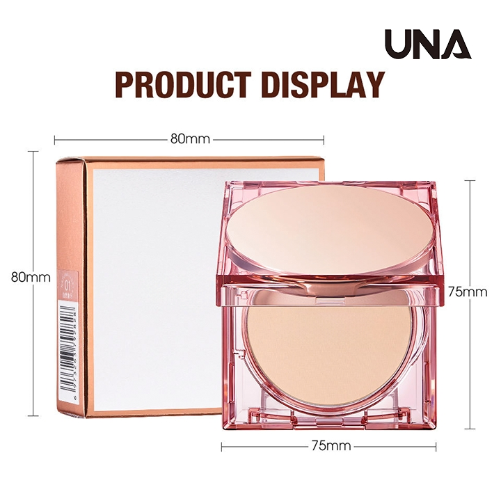 Long-Lasting Clear Matte Foundation Powder Oil-Control and Brightening Makeup Setting Powder Waterproof Makeup