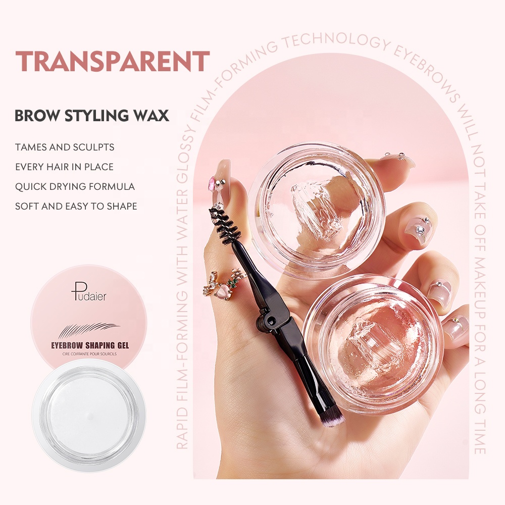 OEM Wholesale Custom Private Label Brow Styling Wax Vegan Brow Freeze Styling Wax Brow Waxing Kit Sculpt Soap Eyebrow Soap Gel