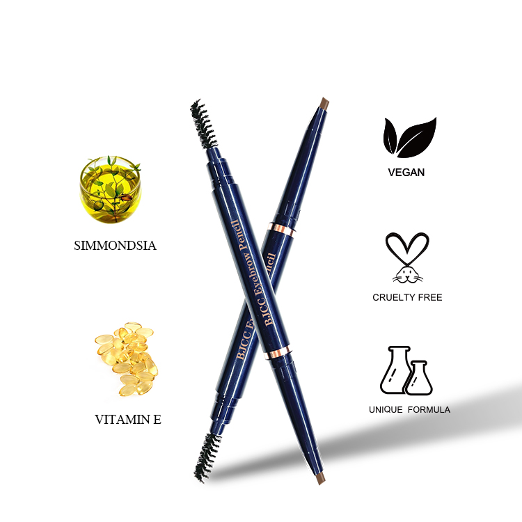 Wholesale Cruelty Free Vegan Organic Waterproof Custom Logo Private Label Liquid Eye Brow Pen Eyebrow Pencil With Brush