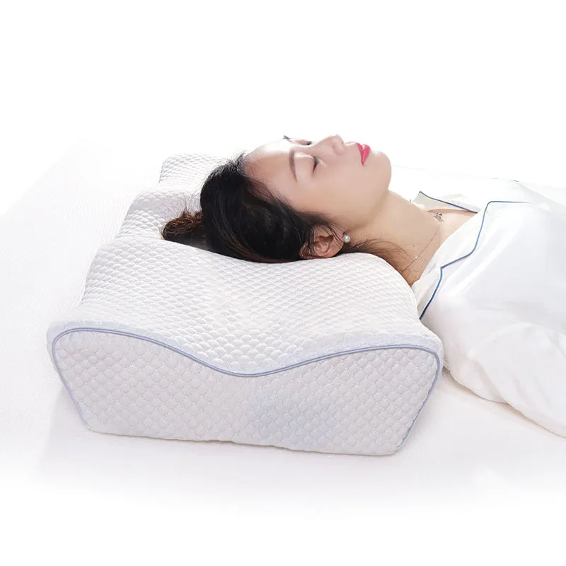 Ergonomic Contour Cervical Pillow Neck Support Bed Pillow for Side Back