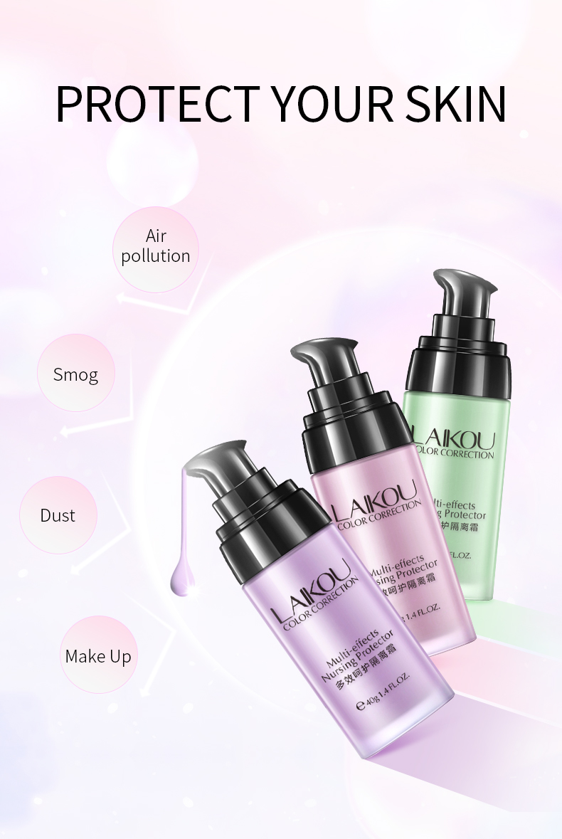 Wholesale Factory Price 3 Colors Long Lasting 40g Primer Makeup