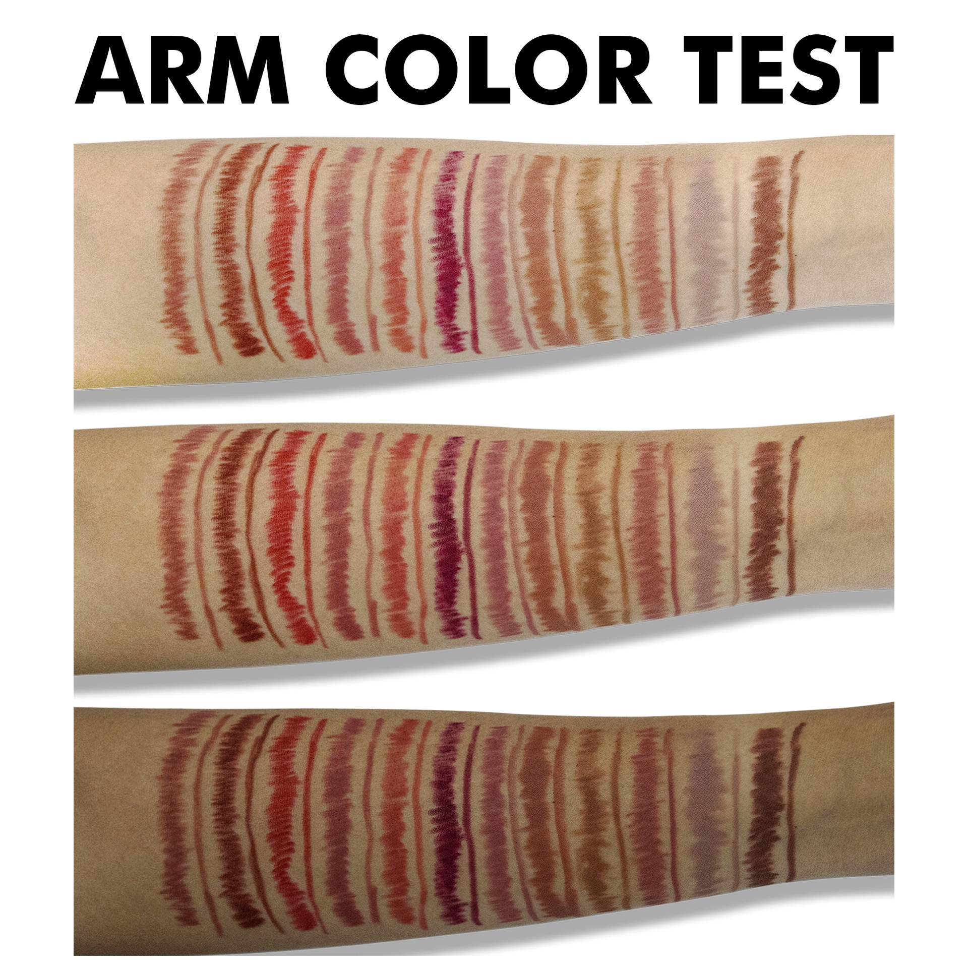 European American Cross-border 12-color Matte Lipstick Lip Liner Set Nude Color Regular Size Long-lasting