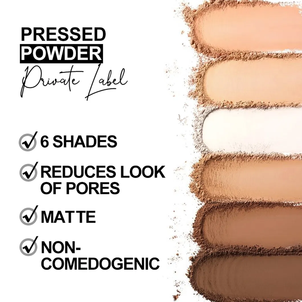 Wholesale Makeup Gift Private Label Waterproof Vegan No Logo Setting Pressed Powder