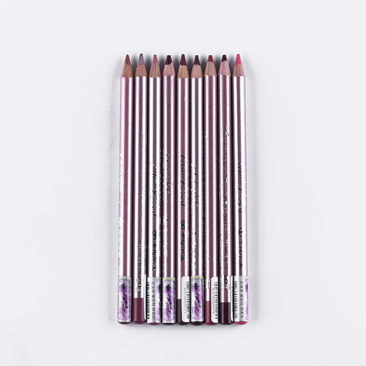 Private Label Professional Multicolor Long Lasting Waterproof Lip Liner Pencil
