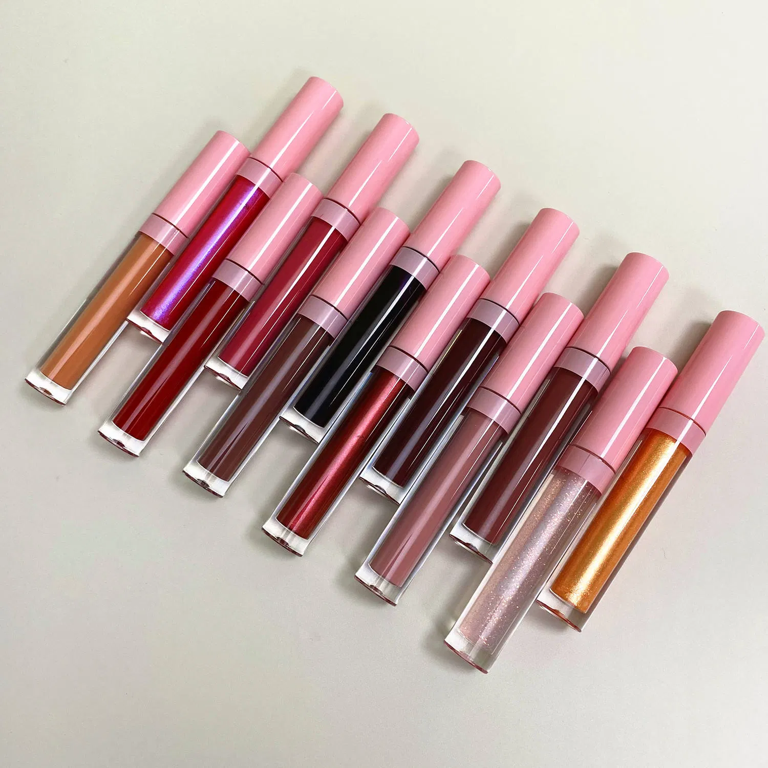 Wholesale No Logo Waterproof Glossy Shimmer High Quality Vegan Glossy Lip Gloss