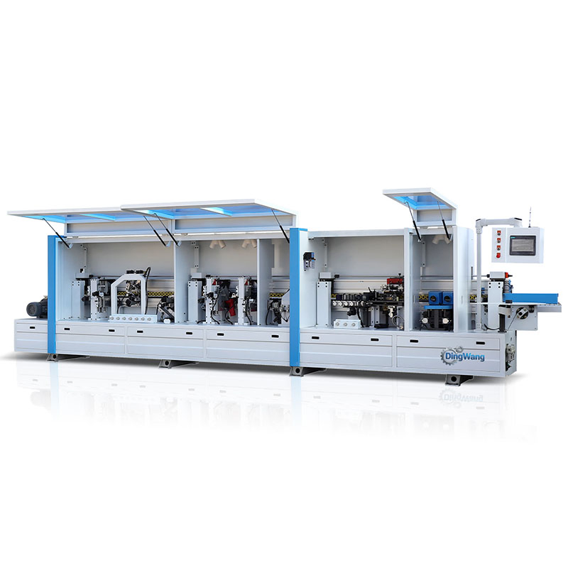 Automatic Edge Banding Machine with Pre-Milling Feature PUR Edge Bander for Contour Tracking 8 Functions Woodworking Furniture Making Edge Banding Equipment