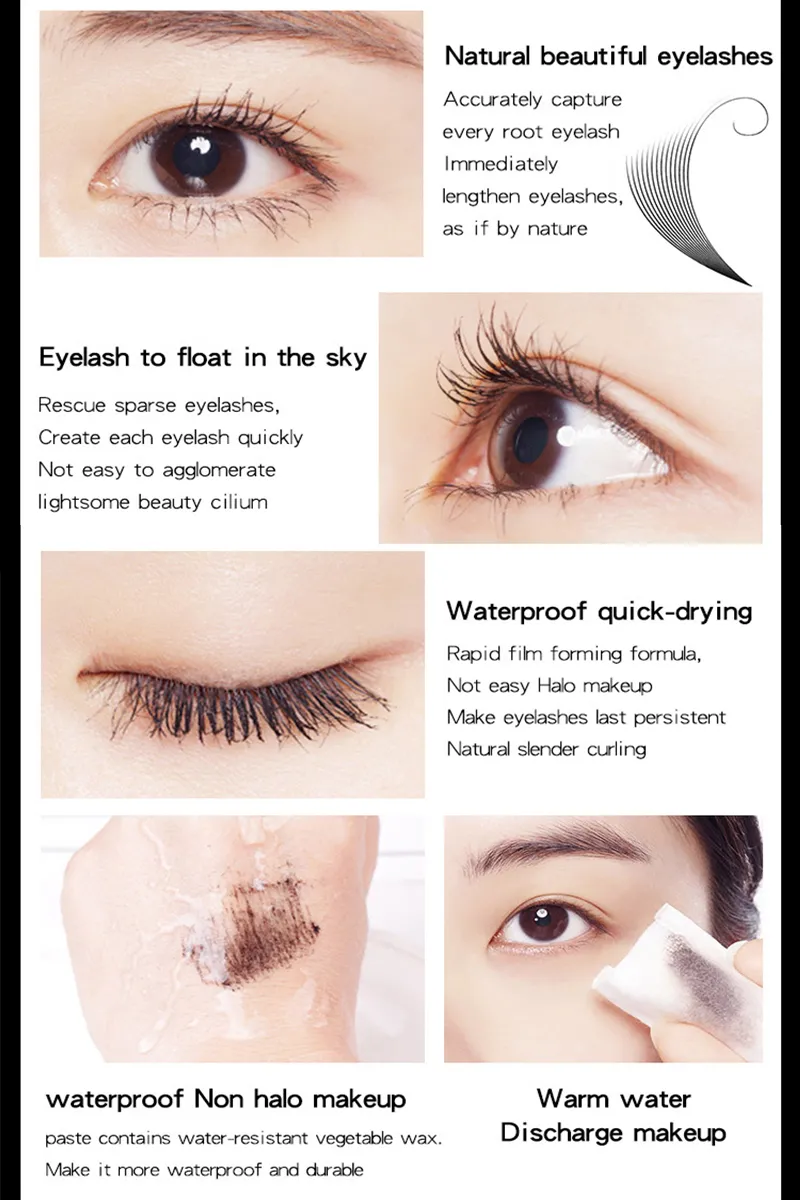 Lasting Waterproof Extension Lengthening Curling Eyelash 4D Fiber Mascara