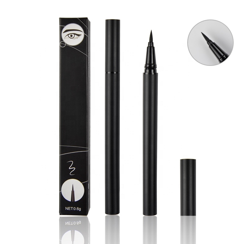 Wholesale Waterproof Black Eyeliner Factory Vegan Long Lasting Eye Liner Pen Cosmetics Eye Liner Liquid Eyeliner