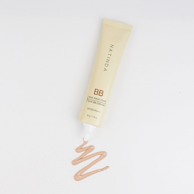 [Natinda] Real Magic Cover Sun BB Cream 50ml K Beauty Korean Supplier Face Cream Sun Block