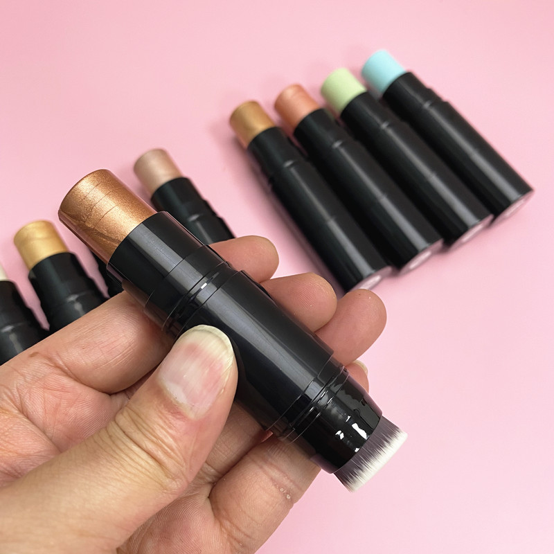 Custom Privtate Label High Quality Cream Highlighter Stick Long Lasting Brightening Non-Caking Highlighter Makeup