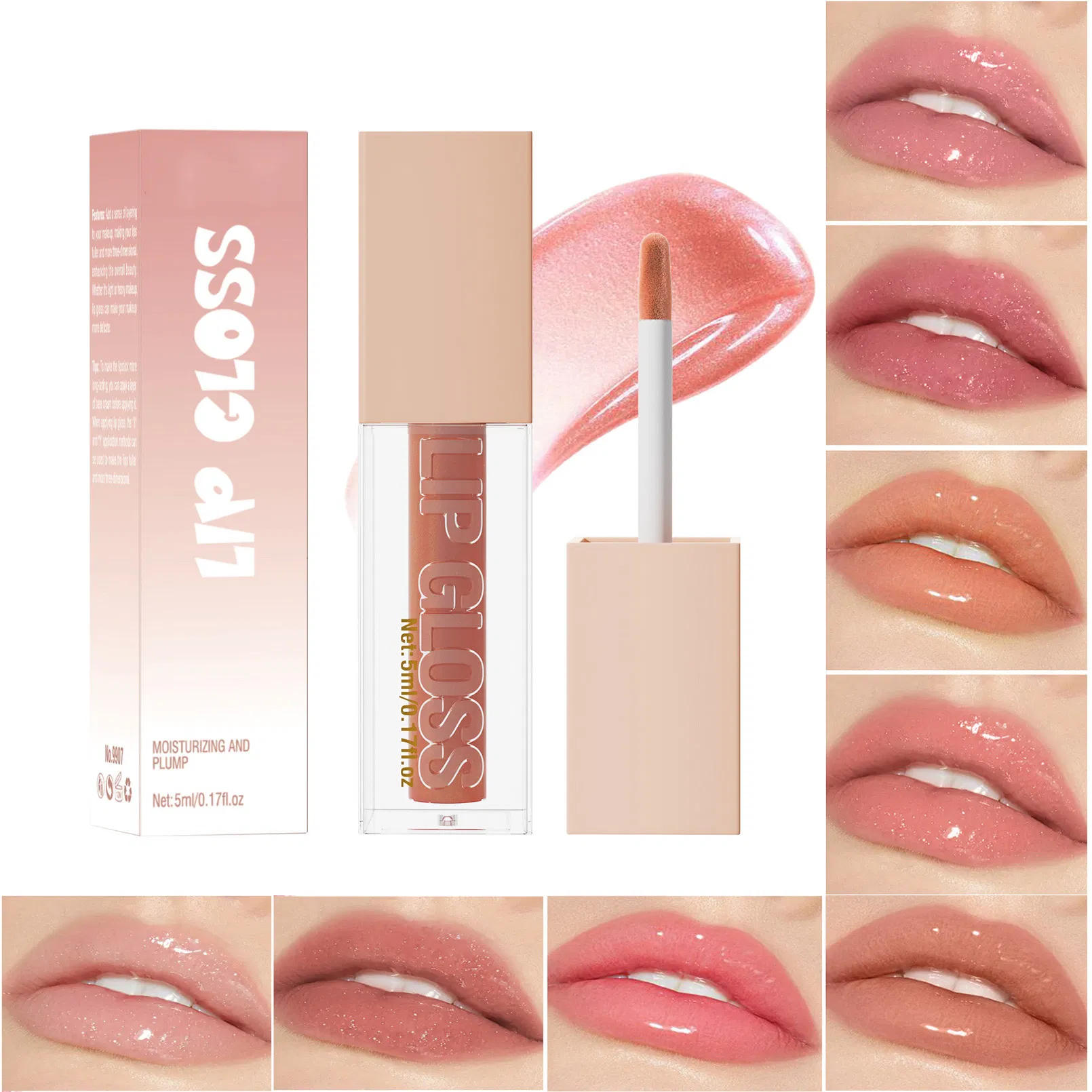Factory Directly Supply New Lip Gloss Moisturizing Water Mirror Lip Tint