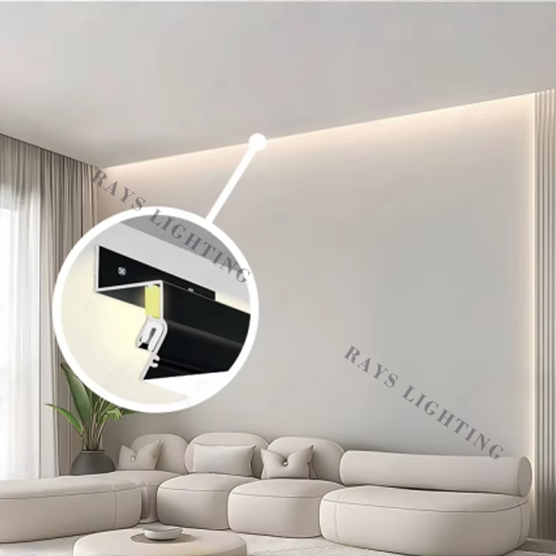 Shadow Aluminum Profile Ceiling Contour Without Plugins