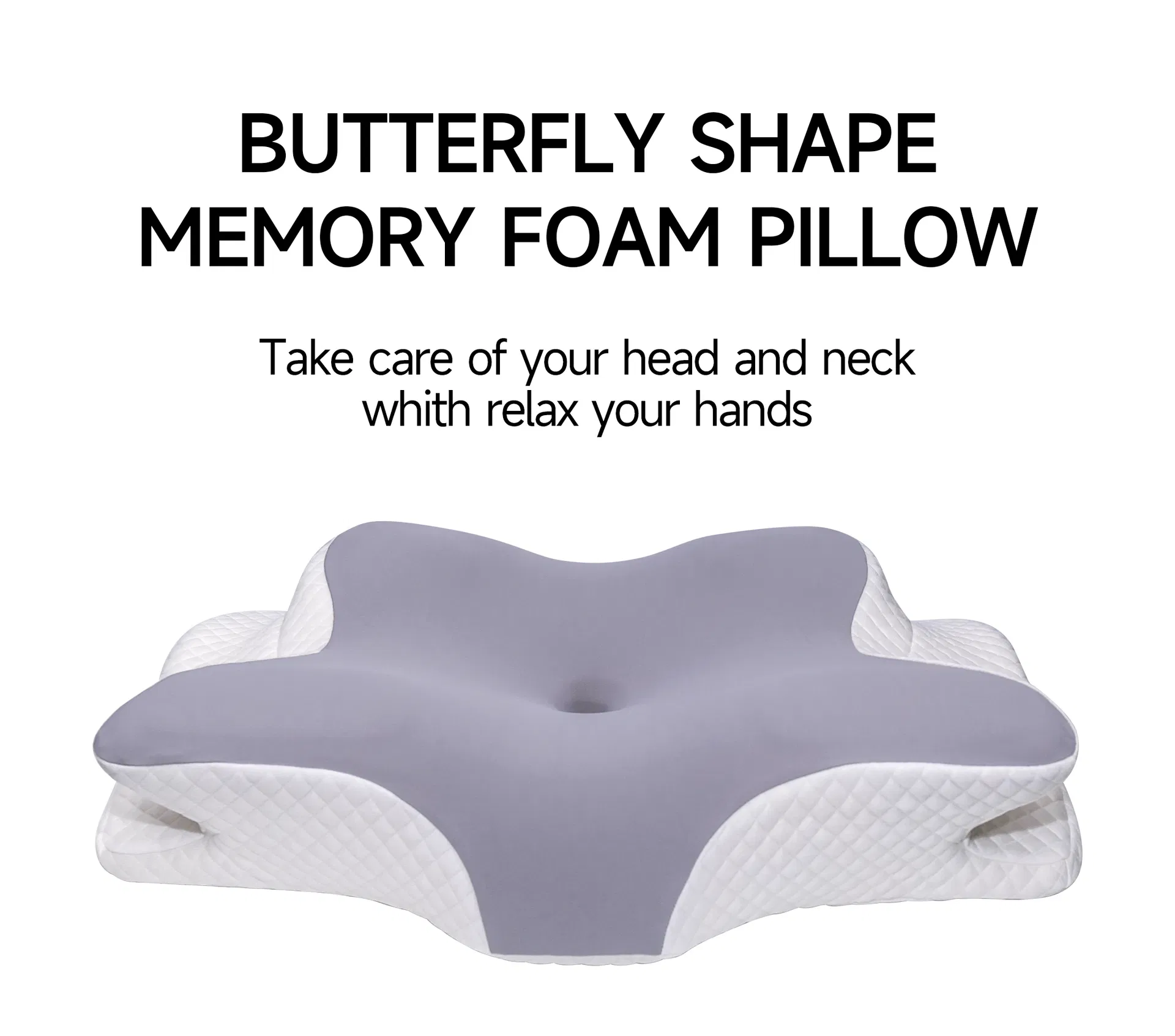 Ergonomic Contour Orthopedic Pillow for Neck Pain