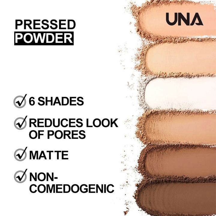 Wholesale Long-Lasting Waterproof Makeup Setting Face Powder 6 Shades Matte Finish Pressed Powder Foundation