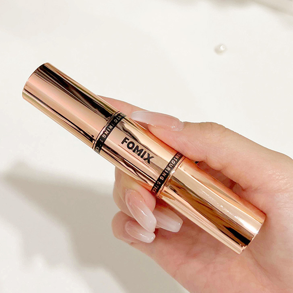 FOMIX 2 in 1 Dual Purpose Brightening Highlighter Stick Matte Contouring Nasal Side Shadow Contour Stick