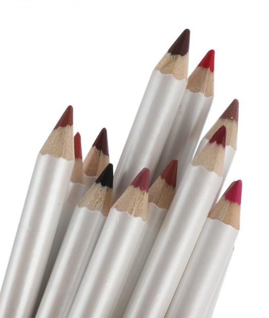 Creamy Pink Lip Liner Lipliner Pencil Wholesale Waterproof Custom Nude Dark Brown Lip Liner Pencil Private Label