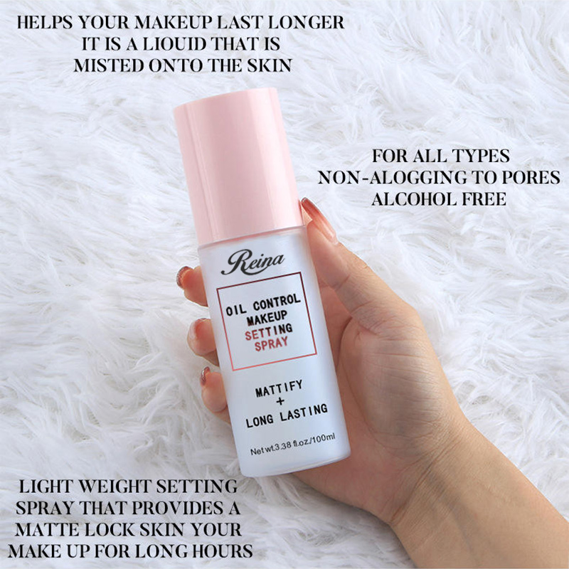 OEM ODM Custom Private Makeup Setting Fix Spray Mist Matte Poreless Waterproof Long Lasting Makeup Setting Spray
