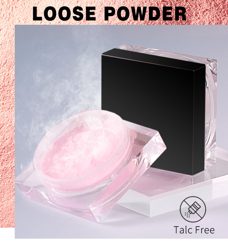 Private Label Vegan Makeup Cosmetic Oil-Control Transparent Powder Loose Setting Powder