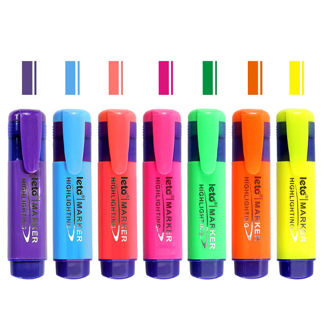Custom Smooth Oblique Nib Highlighter Pen for Notes
