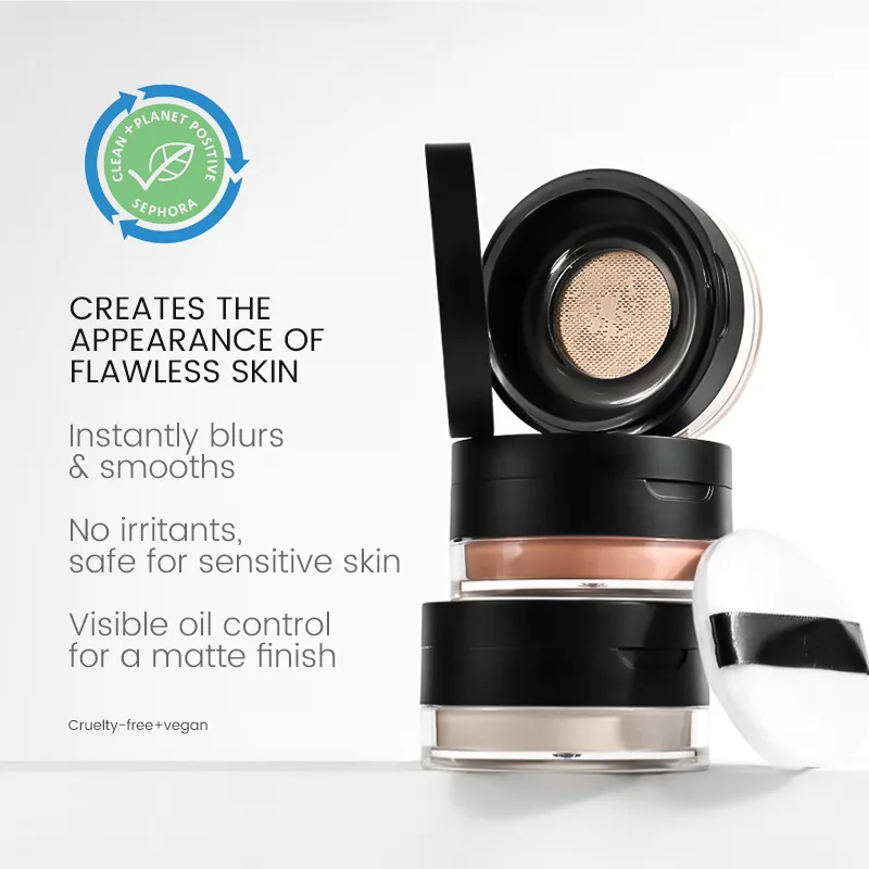 Free Samples Customer Logo Setting Powder with Mirror