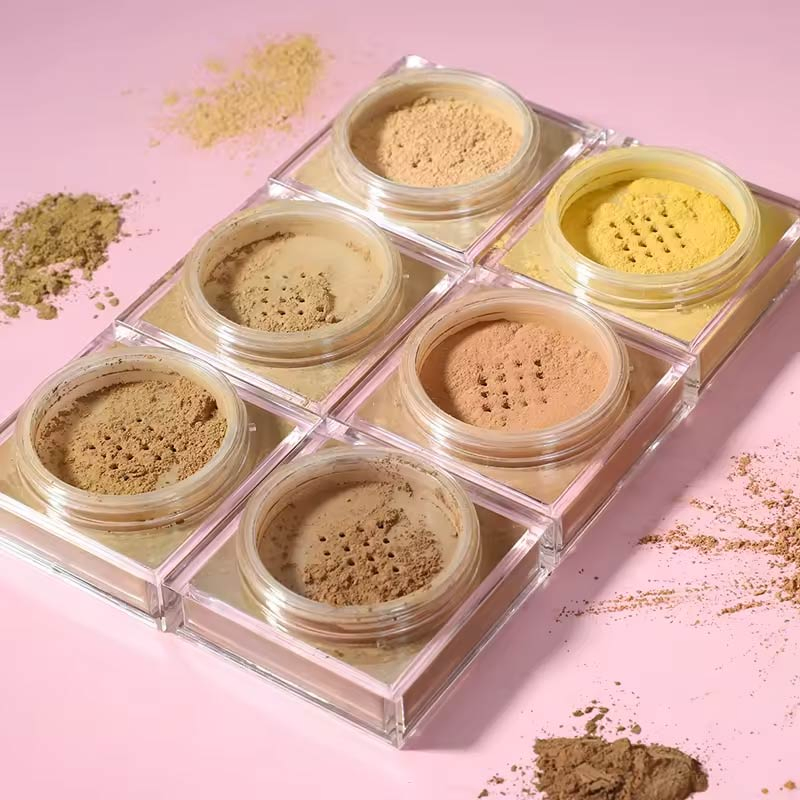 Ditong Color-Correcting Flawless Skin Vegan Loose Powder Matte Face Setting Powder