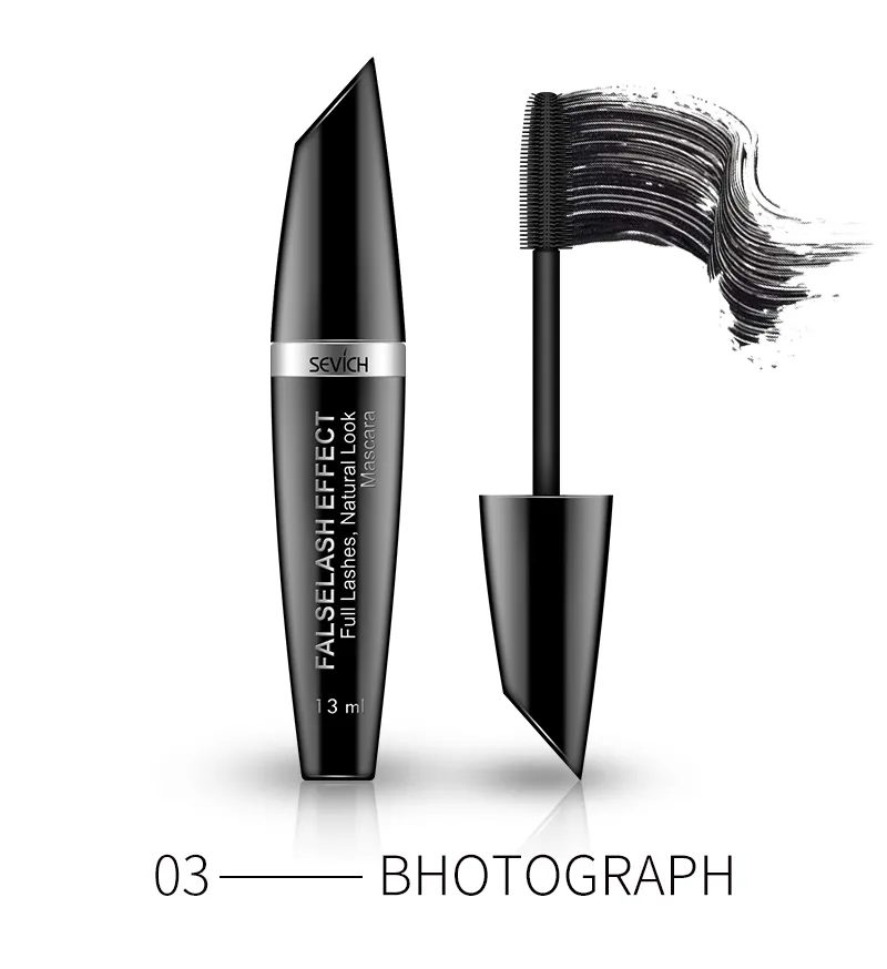 Waterproof Long Lasting Natural Fiber Mascara Eye Lash Extension Mascara for Makeups