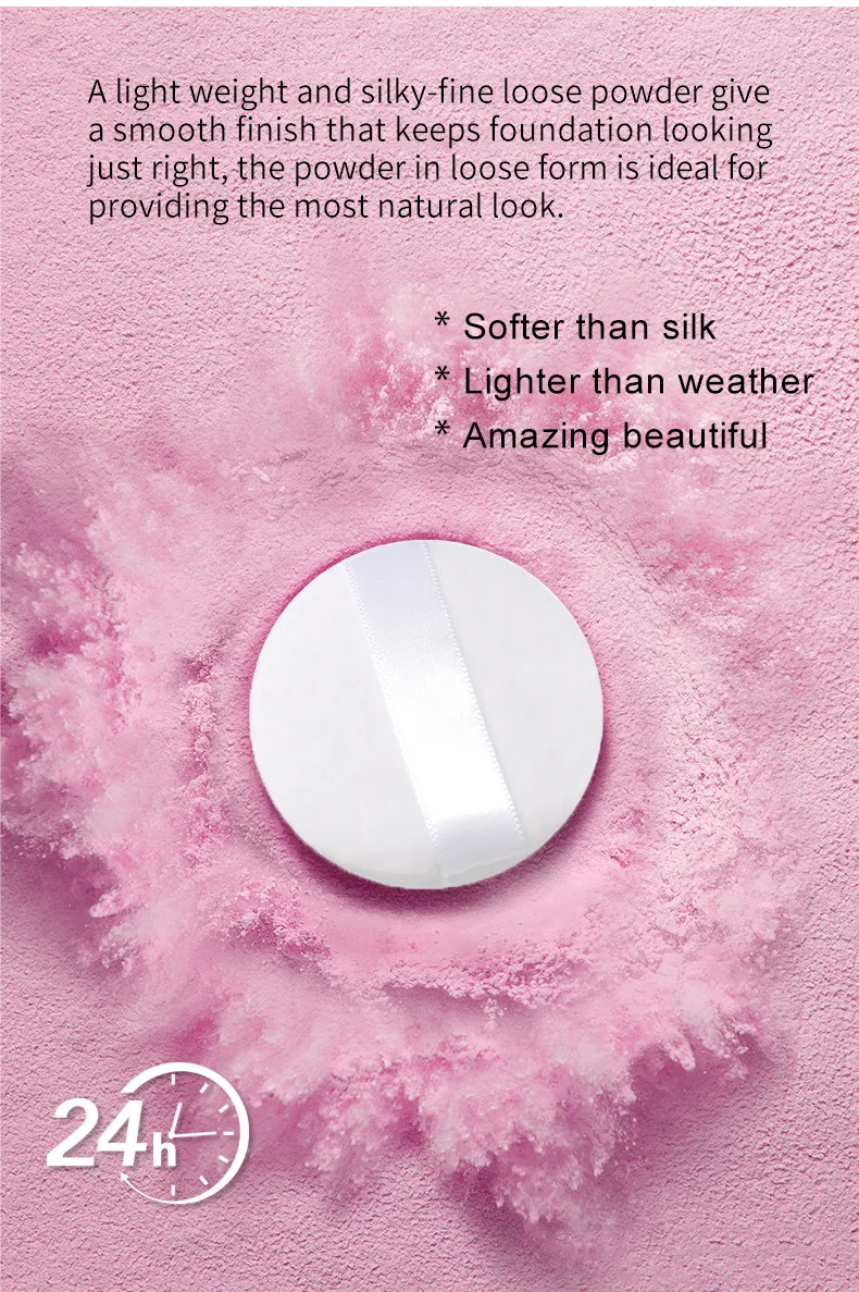 Private Label Vegan Makeup Cosmetic Oil-Control Transparent Powder Loose Setting Powder