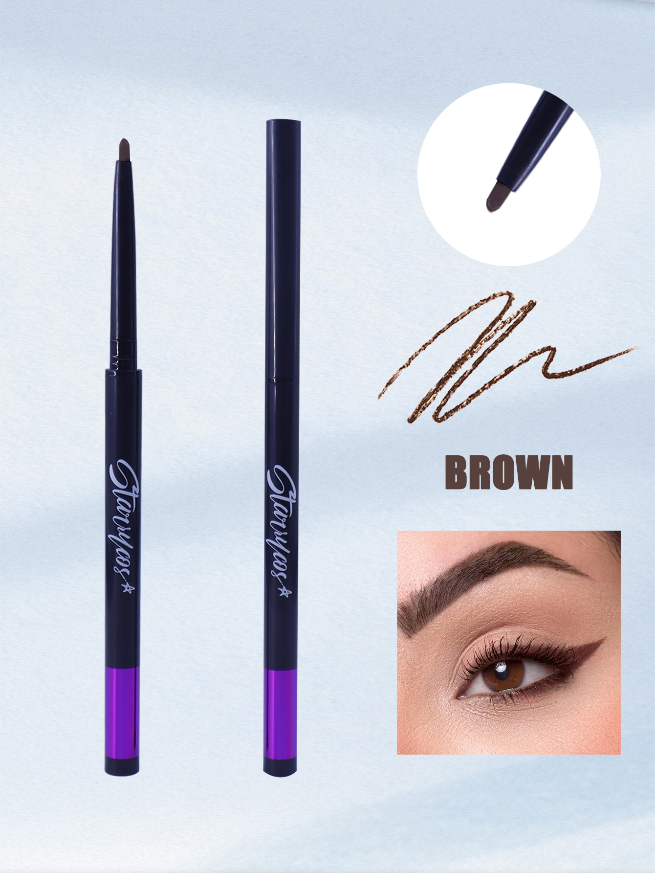 Long-Lasting Smudge-Proof Eyeliner Gel Pencil Smooth Waterproof for Beginners Proprietary Brands Wholesale