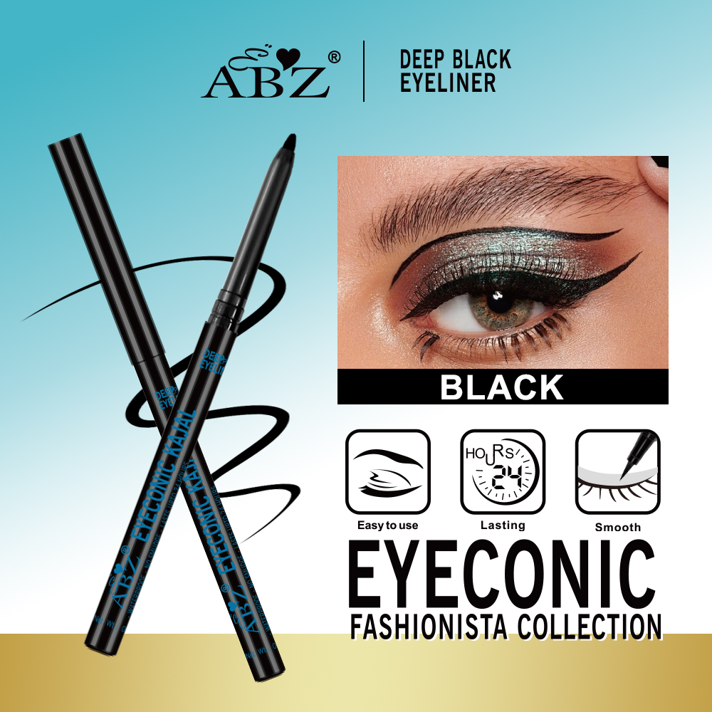Kajal Pencil Eye Kajal Bold Black Smudge Proof Water Proof 24 Hrs Long Stay 0.5g Eye Kajal Super Black Fashion Collection