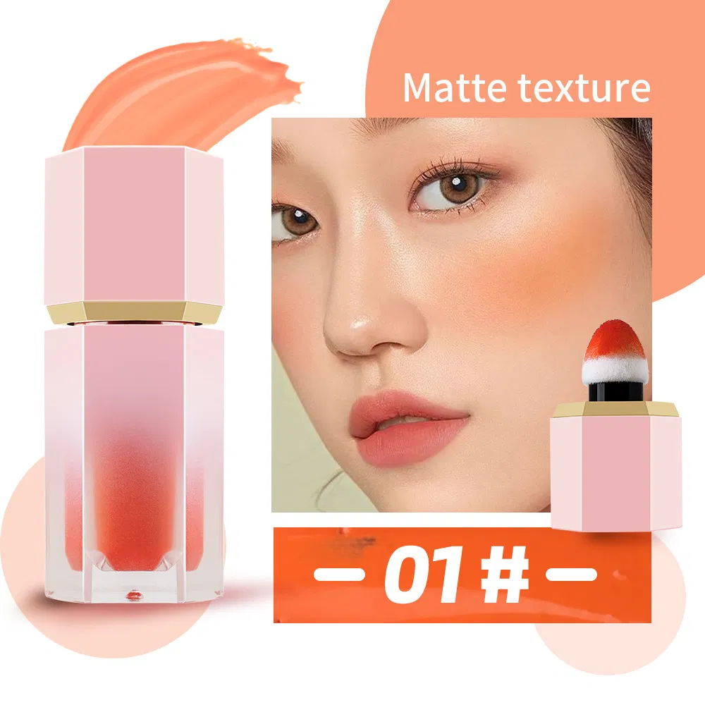 OEM Liquid Blush Trim Lasting Matte Eom Watercolor Makeup Lip Gloss 7ml