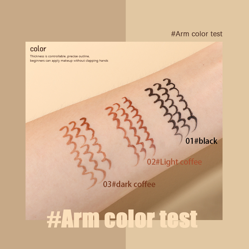 Waterproof Eyeliner Pen Matte Liquid Eyeliner 24H Long Wear Sweat Proof Smudge Proof Stain-free Ultra-fine Liquid Eyeliner