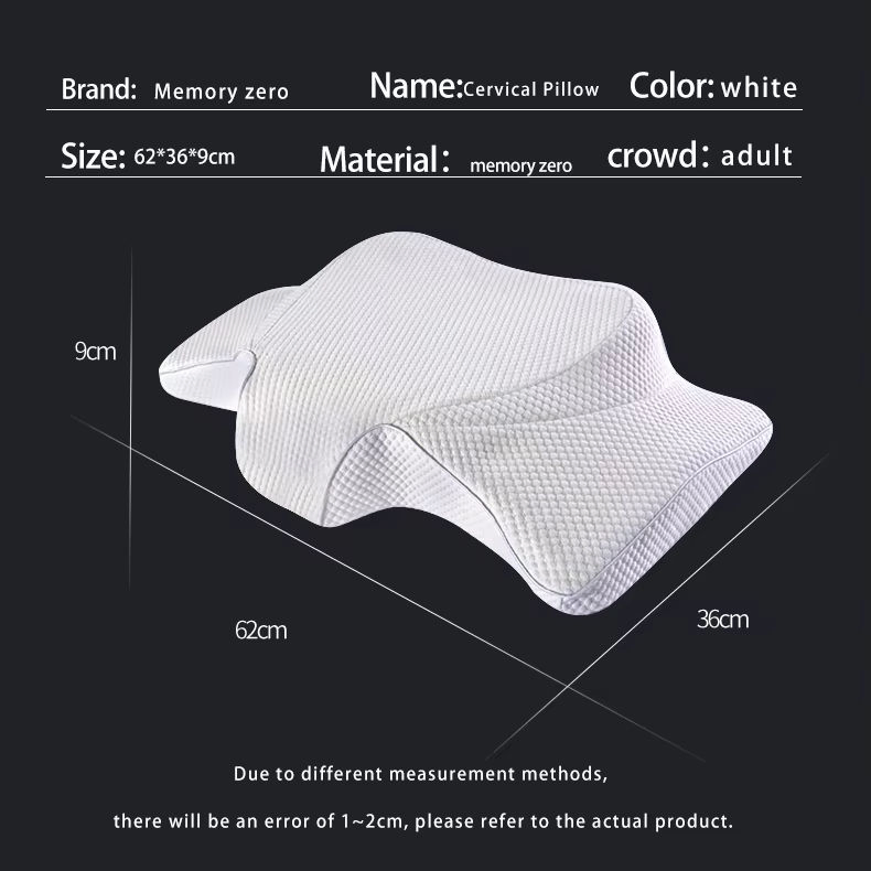 2026 Custom Logo Slow Rebound Memory Foam Cervical Pillow Ergonomic Contour Orthopedic Pillow for Neck Pain